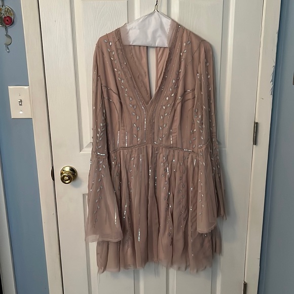 ASOS Curve Dresses & Skirts - ASOS Curve Baby Pink Skater Dress - Size 16